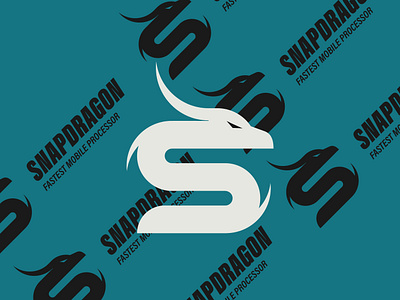 SNAPDRAGON animal logo brand mark dragon golden ratio logo golden ration letter s logo letterform logo minimal logo minimal logo design mobile modern logo processor redesign s logo snapdragon snapdragon logo