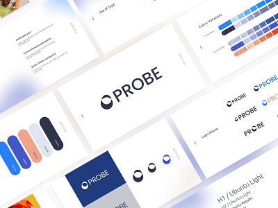 PROBE - Style guide color design logo style guide ui