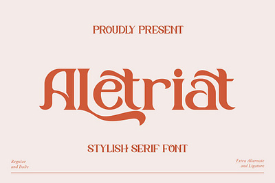 Aletriat Modern Serif Font art deco fonts blackletter fonts bold fonts cool fonts cursive fonts cute fonts display fonts elegant fonts fancy fonts hipster fonts modern fonts retro fonts sans serif fonts script fonts serif fonts slab serif fonts symbols fonts vintage fonts website fonts wedding fonts