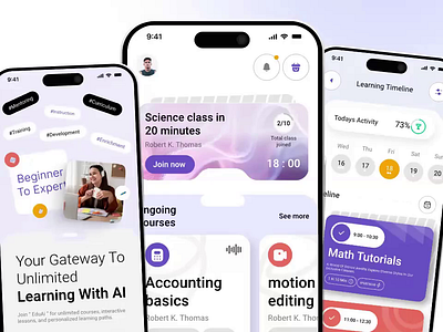 Ai online education app design ai app ai app design ai education app ai mentor ai mentor app ai online education app app animation app design app designer education ai app education app mentoring app modern app design online education online education app online education app design online tutor ui animation