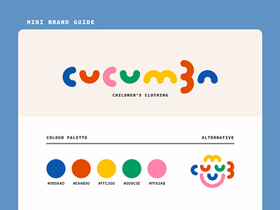 Cucumba - Mini Brand Guide branding graphic design logo