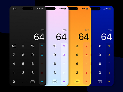 Daily UI 004 - Calculator branding graphic design ui