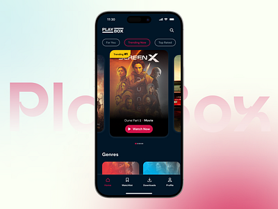 PlayBox - An OTT Platform desktop ott app mobile mobile ott netflix netflix design netflix redesign ott ott app ott app design ott app designs ott app for android ott app for android design ott app for mobile ott platform ott platform design playbox playbox ott