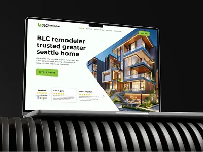 Construction-Company-website design architecture construction design landing page real estate web design website