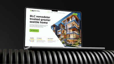 Construction-Company-website design architecture construction design landing page real estate web design website