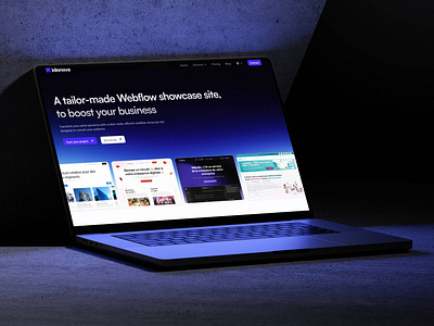 Kilonova - Webflow Agency agency business creative dark theme digitalagency gradient inspiration landing page lowcode nocode service ui webdesign webdesigner webdevelopment webflow webflow agency