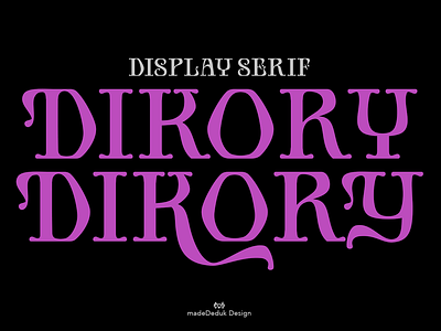 Dikory Display Serif blackletter branding font classic font classic serif classy font display font elegant font fashion font headline font ligature ligature font logotype magazine font nostalgic font retro font serif typography victorian font vintage font web font