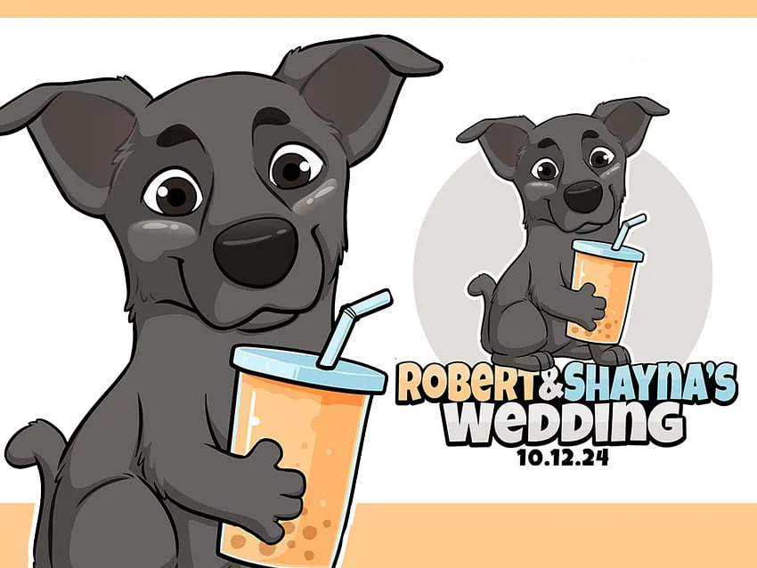 Dog Logo Design For Pet Branding animal branding cartoon cartoon logo character design cute design dog dog logo drawing graphic design grooming illustration logo mascot pet ui