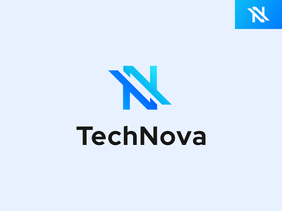 TechNova - Mock Project (3/3) design digitaltransformation logo