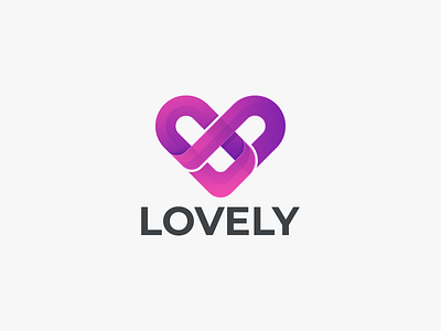 LOVELY branding design graphic design icon logo love coloring lovely lovely coloring lovely logo