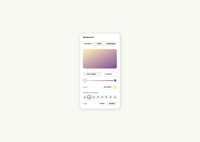 Custom color picker color color picker design saas selection ui