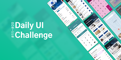 Daily UI Challenge #11-20 branding card view catgory view daily ui challenge design figma glass effect list view logo mobile app ui uiux