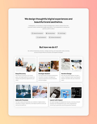 Makegenius agency website design figma freelance designer freelancer landing page ui design uiux user experience user interface web design website design