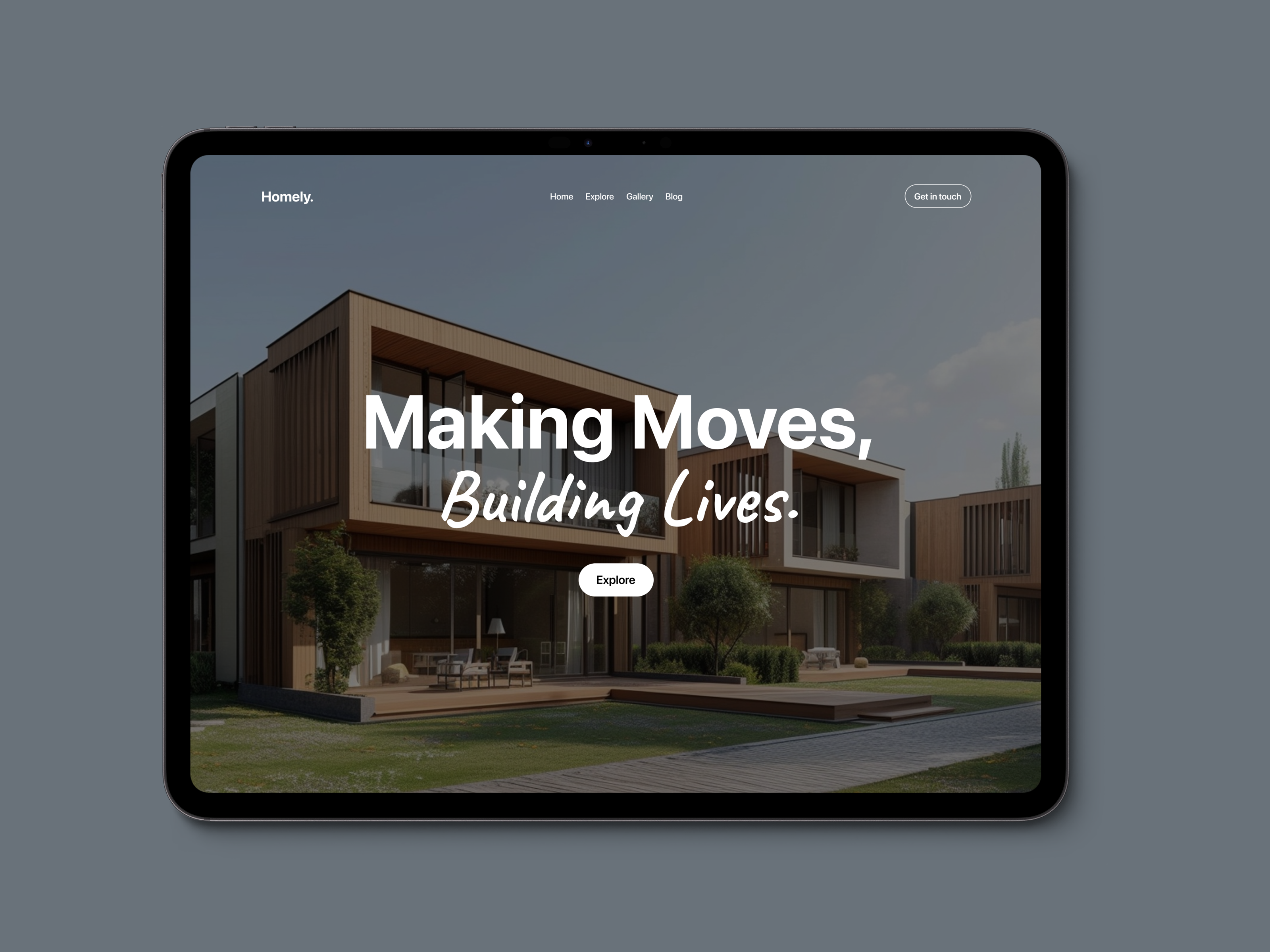 Real Estate Web Design branding clean design dribbble dribbble best shot house landing page mockup real estate real estate website ui ui design villa web web design website