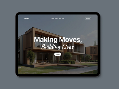 Real Estate Web Design branding clean design dribbble dribbble best shot house landing page mockup real estate real estate website ui ui design villa web web design website