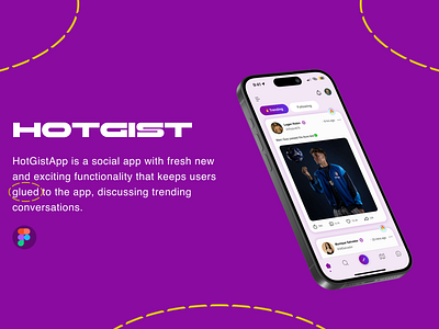 Case Study: Hot Gist Social Media App case study mobi mobile app mobile design product design ui ui design ux ux design