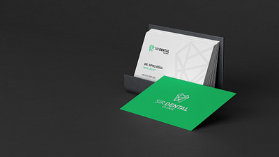 SIR Dental Clinic business cards branding business cards dental dentist design graphic design logo typography vector