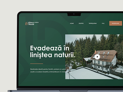 Lorincz House website design branding design graphic design logo typography ui ux web design