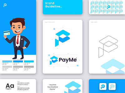 Payme - Brand Identity app icon logo brand book brand guide brand guideline brand identity branding creative logo crypto flat icon lettering marketting minimalist modern logo pay payme payment saas sales software