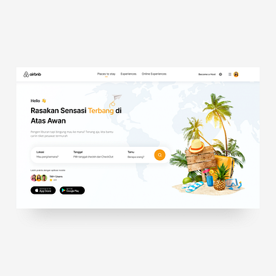 Travel Booking Website app design ui ux website