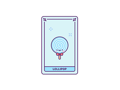 Kawaii Week. Day 3. Lollipop 🍭🌈☁️ after effects animation kawaii lollipop rainbow tarot