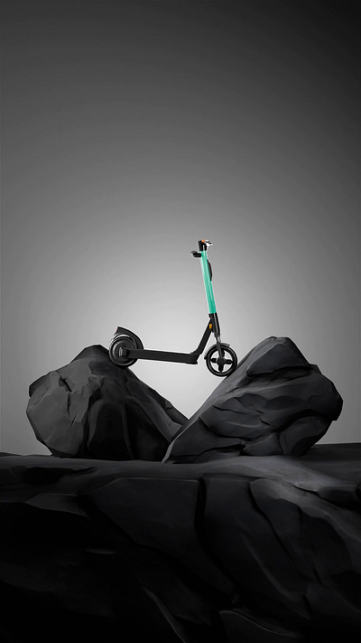 Scooter Animation 3d animation blender branding motion design scooter