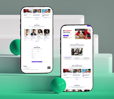 First-aid training centers Website Design! cpr first aid first aid center first aid course first aid training centre ui