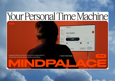 MindPalace Website Hero branding type website