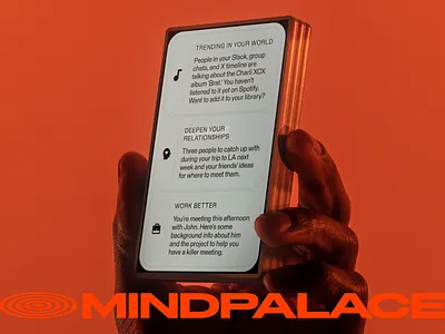 MindPalace logo mobile red ui