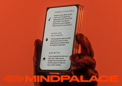 MindPalace logo mobile red ui