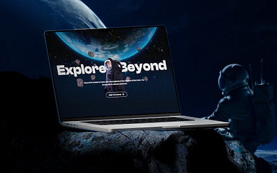 Starbound Landing Page: A Journey Through Space ✨ aliens landing page aliens website cosmos landing page cosmos website shayan ramezani space journey website space landing page space landing page ui space themed landing page space themed website space ui space ux space website wix studio designer wix studio landing page wix studio website