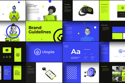 Utopia V2 | Brand Guidelines brand branding guideline style guide template