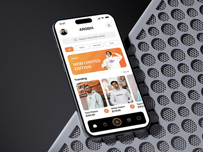 E-commerce Fashion App UI app arobix banner clothing ecommerce fashion hellosiyam interface minimal onboarding online store product shopping siyam store app stylish ui ux vintage web