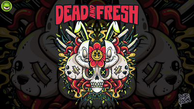 DEAD AND FRESH - artwork apparel art artwork cartoon character cartoon clothing clothing design design illustration merch merch design