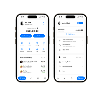 Finance Mobile App Interface Design figma finance fintech productdesign ui uiux visual design