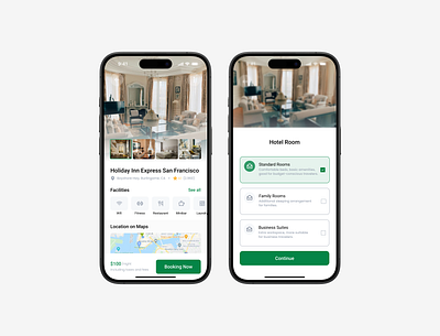 Hotel Booking App app booking design hotel ui ux