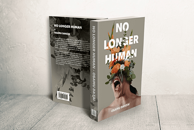 No Longer Human, Cover Design Concept branding graphic design mockup print typeography