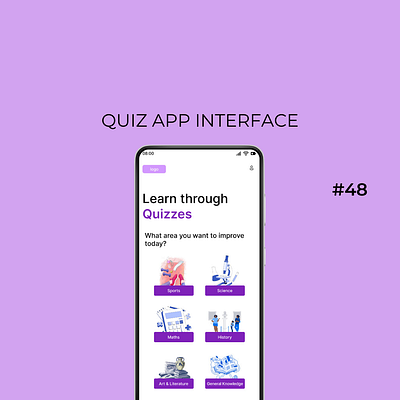 Daily UI Day-48/100: Quiz App Interface dailyui day 48 designchallenge designing ui uiuxdesign ux