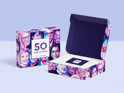 Lacework "50 CISOs to Watch" activation branding direct mail editorial influencer