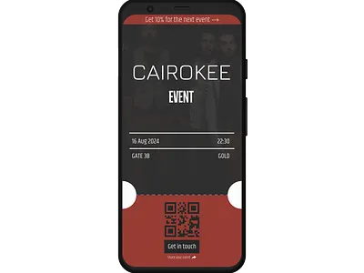 Music Event Receipt - Dailyui 017 app branding dailyui dailyui 017 design ui