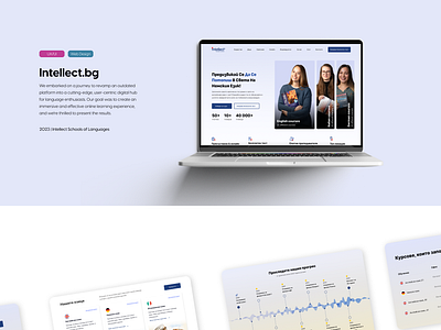 Intellect schools website redesign branding graphic design ui ux website