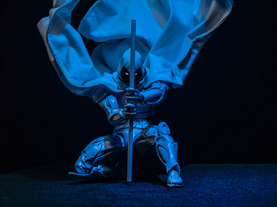 The White Cloak, Justice Under the Moon action figure action poses comics marvel moonknight photography portrait toy photography