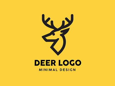 Deer Logo, Branding, Mark, Symbol, Modern, Minimalist, Logos animal logo brand identity branding brandmark custom logo desig deer deer hunt deer logo flat logo identity design illustration lettermark logo logo designer logo mark minimal logo minimalist modern logo monogram wordmark