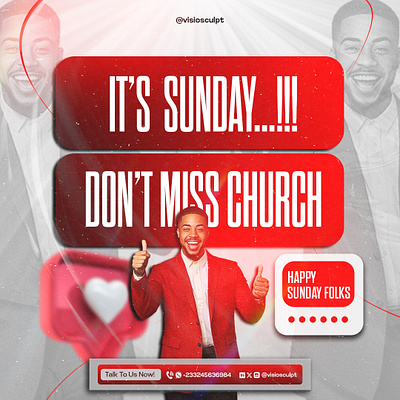 Happy Sunday Flyer Design(Social media poster design) branddesign brandidentity branding design flyer flyerdesign graphic design graphicdesign happysunday instagramdesign instagramposter socialmedia socialmediadesign socialmediaposter