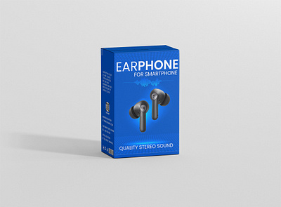 Earphone Box Label design box box design box mockup branding design label logo mockup packaging packaging design