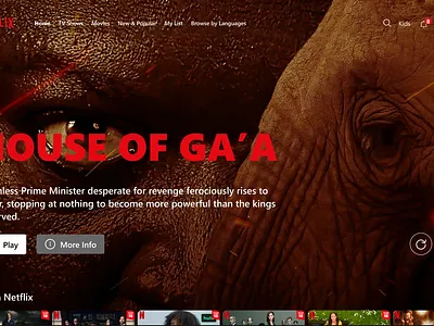 Netflix Page Redesign figma netflix product design prototype ui