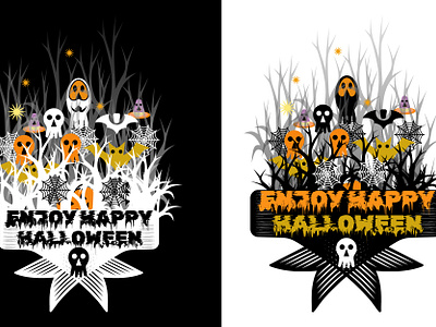 Trending Halloween t shirt Design with Tree, Bat, Spooky, haunte bat creative t shirt design dead tree evil ghost graphic design halloween haunted horror moon night nightmare pumkin spooky t shirt tree