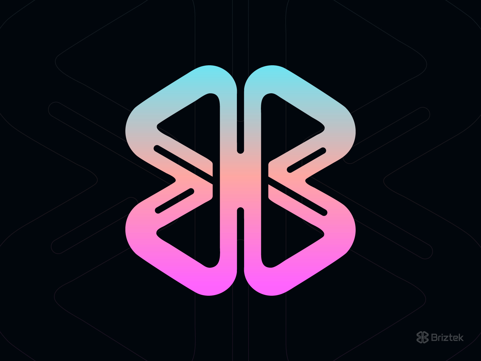 B, tech, link, blockchain, futuristic, logo, branding design arrow blockchain brand identity branding branding and identity colorful logo crypto logo futuristic innovation logo letter b link logo logo and branding logo design modern logo monogram logo nft tech technology visual identity