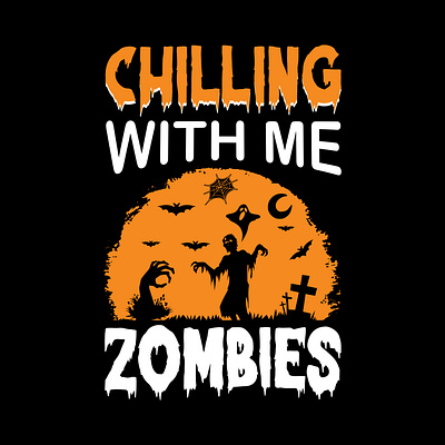 CHILLING WITH ZOMBIES graphic