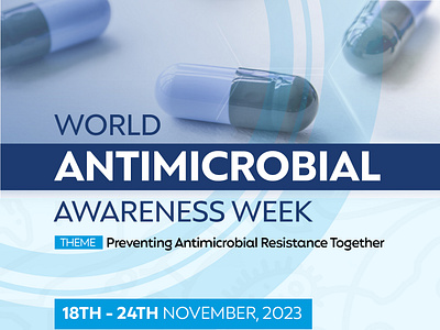 World Antimicrobial Awareness Week 2023 branding graphic design